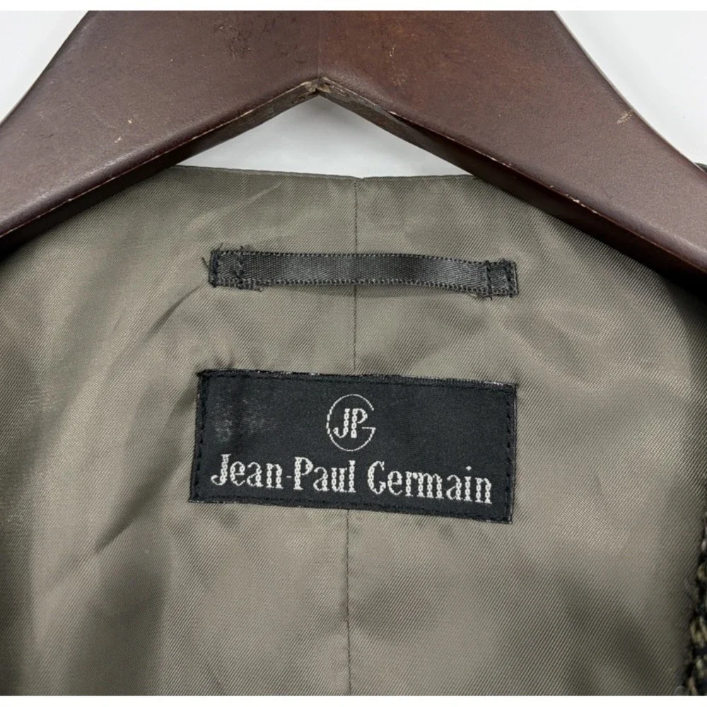 Vintage Jean Paul Germain Waistcoat Vest Size Large Wool Woven
